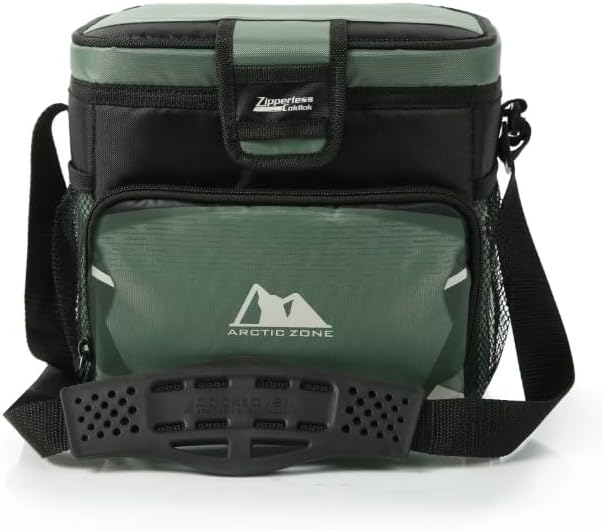Ar~ctic~Zone 9 Can, 6 Quart Zipperless Soft Cooler, Green