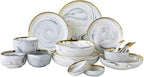 GaRcan Dinner Plate Marble Ceramic Plates Gold Inlay Steak Plate Nordic Style Tableware Bowl Dessert Dinner Dish for Kitchen Dinnerware Set