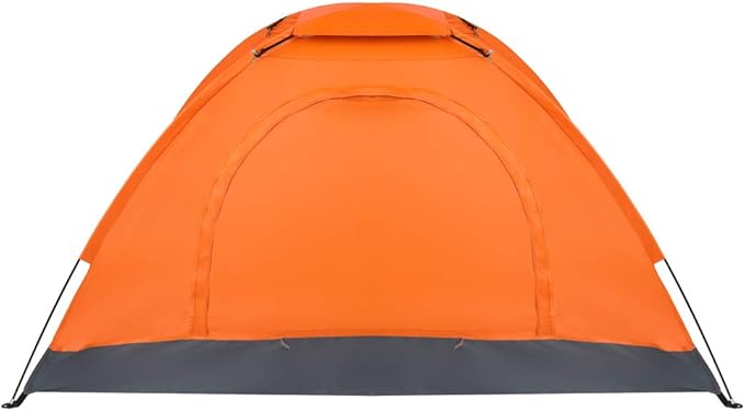 Waterproof Tents for Camping, Camping Dome Tent, 1-4 Person Waterproof Windproof Easy Setup Spacious Family Tents with Carry Bag for Hiking Backpacking Traveling Glamping Beach