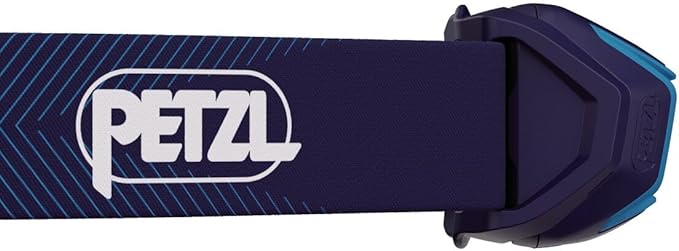 PETZL ACTIK CORE Headlamp - Powerful, Rechargeable 650 Lumen Light with Red Lighting for Hiking, Climbing, and Camping - Blue