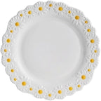 Camping Plates Ceramic Dinner Plate Embossed Dinner Plate Restaurant Western Food Plate Home Kitchen Dessert Plate Tableware Decorative Plate(20cm)