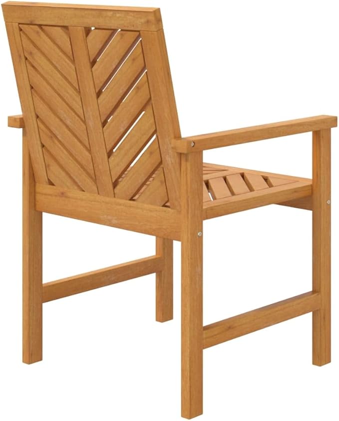 Patio Dining Chairs 2 pcs,Outdoor Chairs,Decorative Chair,Reception Chair,Picnic Chair,Camping Chair,Breakfast Chair,Bistro Chair,for Backyard,Garden,Porch,Solid Wood Acacia