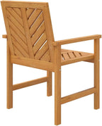 Patio Dining Chairs 2 pcs,Outdoor Chairs,Decorative Chair,Reception Chair,Picnic Chair,Camping Chair,Breakfast Chair,Bistro Chair,for Backyard,Garden,Porch,Solid Wood Acacia