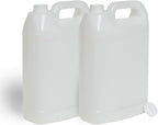 FastRack 1 Gallon Water Jug (Pack of 2) | F-Style Reusable Plastic Jug with lid for Liquids | Heavy-Duty Water Container for Storage, Camping | BPA-Free Gallon Jugs with Lid
