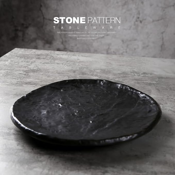 Camping Plates Creative Ceramic Plate Western Food Plate Household Dish Plate Tableware Japanese Sushi Plate Dessert Plate Decorative Plate(1PC)