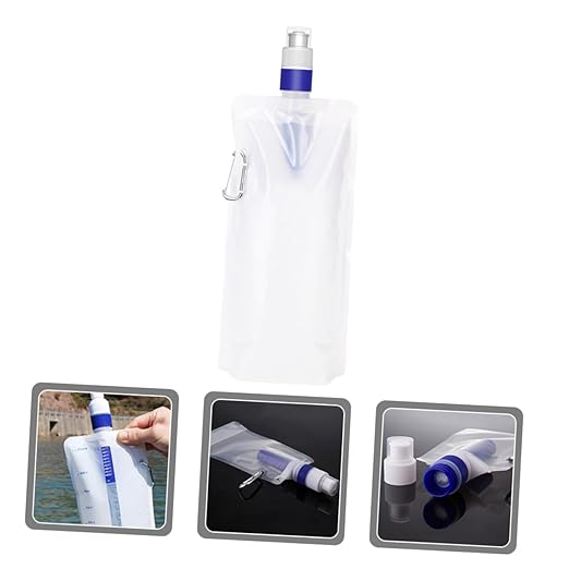 Portable Water Filter Bag Collapsible Camping Water Container Durable Leak for Hiking and Outdoor Activities Convenient Travel Accessory