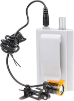 3W Portable Plastic Blet Clip Headlight,Headlamp for Binocular Loupe with Premium Bag (Silver), RA-004WGS
