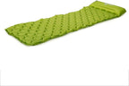 Outdoor Lightweight Camping Equipment, Moisture-Proof Pad, Inflatable Bed, Thickened Floor Mat, Portable Tent Sleeping Pad, Air Cushion(Fruit Green,224x68x5cm(88x27x2inch))
