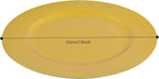 100 Pcs Charger Plates Bulk, 13 Inch Round Charger Plates Set, Table Decoration Dinner Tray for Wedding Party Baby Shower (Gold)