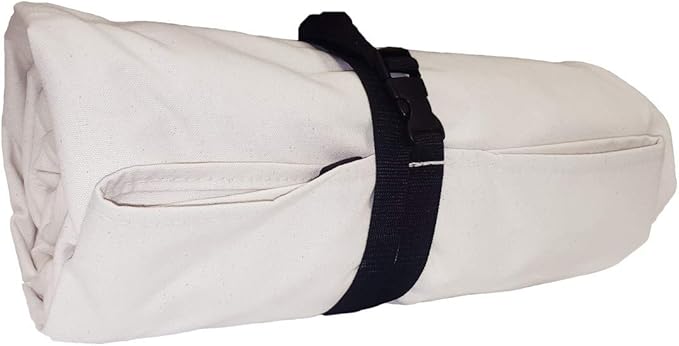 Outfitter Bedroll; Premium 15oz. Grade A Cotton Canvas Cowboy Style Bedroll, Natural Canvas Color Oversized for Maximum Sleeping Space; Dual YKK Zippers for Durability All 4 Seasons