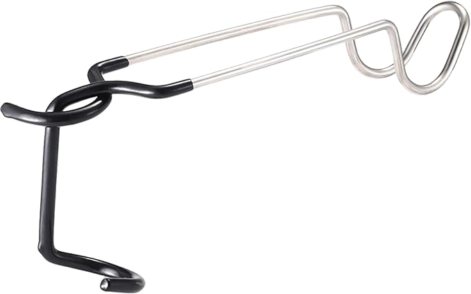 Outdoor Camping Lantern Hook for Tent lamp Hanger, Bird feeders, Garden Lights, Heavy Duty Outdoor Light Hook - Sturdy and Non Slip Pole Hooks for Yard lightings, trinkets
