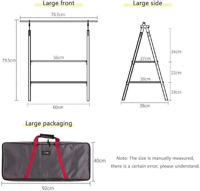 Outdoor Solid Wood Storage Rack, Camping Portable Storage Rack, Multi-Layer Storage Tableware Rack, Picnic Table Flower Rack, Bookshelf,M