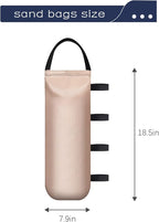 112 LBS Heavy Sand Bags for Canopy Outdoor Advertising Tent Sunshade Fixed Windproof Pop up Canopy Tent (Without Sand) 4-Pack