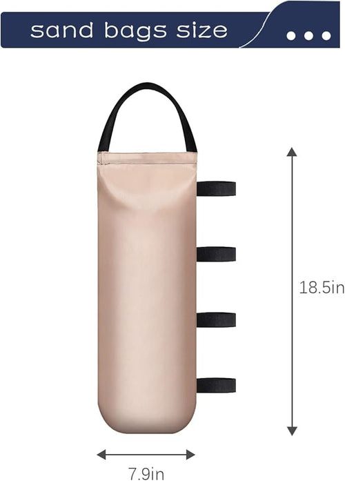 112 LBS Heavy Sand Bags for Canopy Outdoor Advertising Tent Sunshade Fixed Windproof Pop up Canopy Tent (Without Sand) 4-Pack