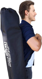 GoTEAM! Portable Heavy Duty Aluminum Roll-Top Table, Camping/Tailgating/Beach Instant Table with Carry Bag (Large)