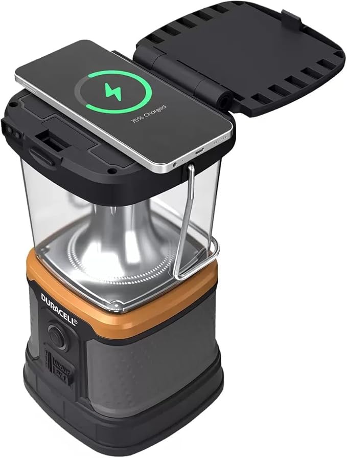 Duracell Tri-Power Rechareable Lantern 3000 Lumens with QI Charging