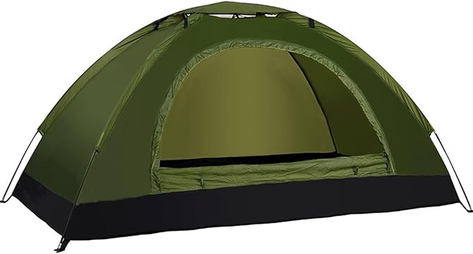 Camping Tent Ultralight Dome with Shelters Carry Bag Waterproof Double-Door Design for Backpacking Hiking and Outings