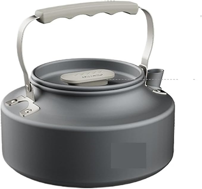 Portable Camping Cookware Kit with Frying Pan, Kettle and Foldable Tableware for Outdoor Kitchen and Picnic