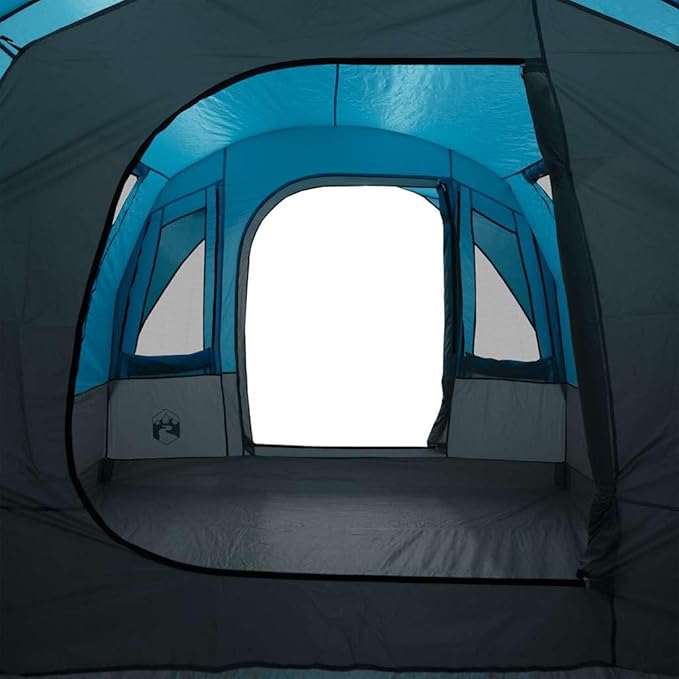 3-Person Green Waterproof Camping Tent with Tunnel Design, All-Season Outdoor Shelter for Backpacking and Hiking, Easy Setup Windproof Polyester Shelter with Mosquito