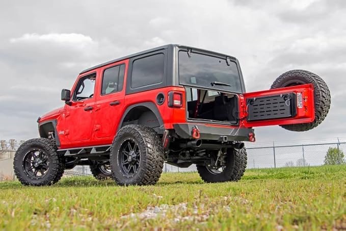 Rough Country Folding Rear Tailgate Table for Jeep Wrangler JL/Unlimited (2018-2024)