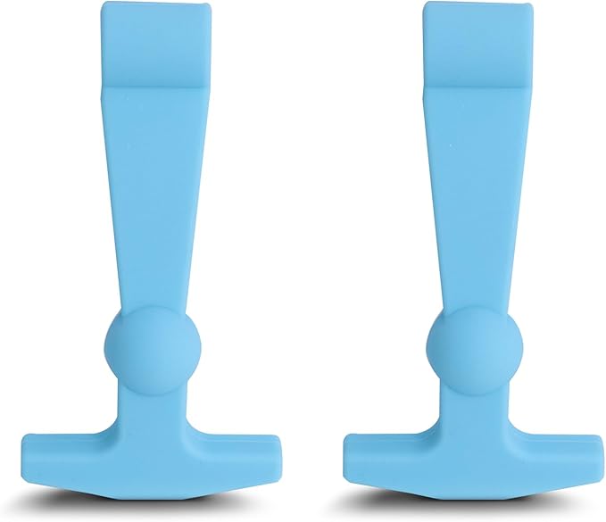 Poweka Cooler Latches Replacement for Yeti, RTIC, Lid Latch Parts(2 Pack) Compatible with Yeti Coolers T-Latches Made of Premium Hard Durable Rubber