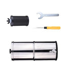 Drfeify 1 Gallon Gravity Water Filter System, 60ml min Rate Food Grade Stainless Steel, Removes Impurities Improves Taste, with Activated Carbon Silver Ions UF Membrane, for Camping (K8779 No Bracket)