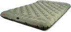 Kelty Kush Queen Air Bed W/Battery-Powered Pump, PVC-Free Queen Air Mattress, Comfy and Plush 6-inch Pad, Carry Bag Included - Indoor/Outdoor Camping Air Bed