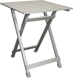 MOUNTAIN SUMMIT GEAR Quick-Fold Camping Table Made with Weather-Resistant Aluminum (Made by Caddis Sports)
