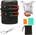 Camping Cookware Camping Cookware Outdoor Cooking Set Foldable Tableware Fork Knife Tourist Kitchen Pot Outdoor Picnic
