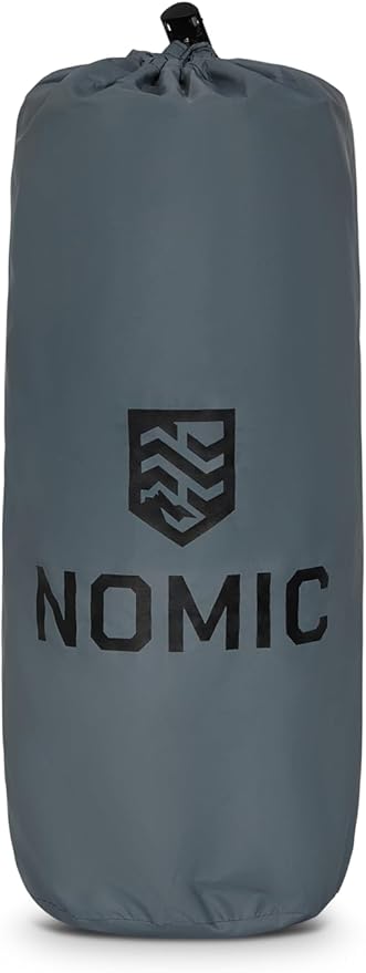 Nomic SOLAIR Self Inflating Sleeping Pad with Built-in Foam Pump, 30s Inflate / 5s Deflate, Integrated 5" Pillow, 77 x 23 x 2 in, Est. R-Value 2