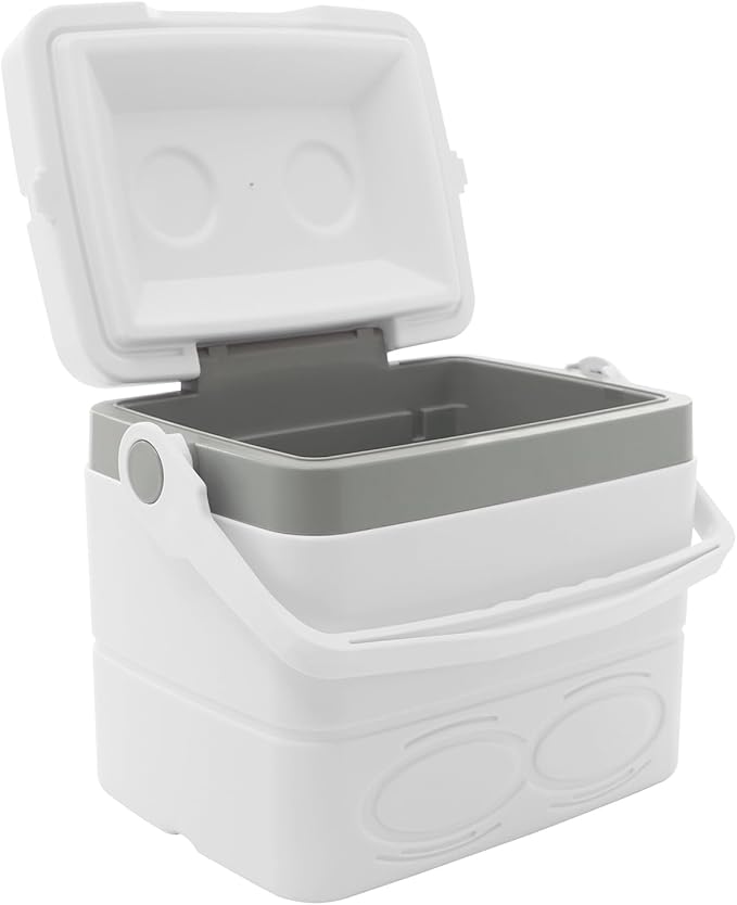 8.5l Camping Ice Boxes & Coolers, Insulated Cooler, Portable Ice Box with Handle, Large Insulated Ice Chestfor Beach, Picnic and Office Use