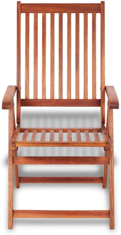 Folding Patio Chairs 2 pcs,Outdoor Lounge Chair,Portable Camping Chair,Bistro Table and Chairs Outdoor,Easy Storage and Transport,for Balcony/Garden/Backyard, Solid Acacia Wood Brown