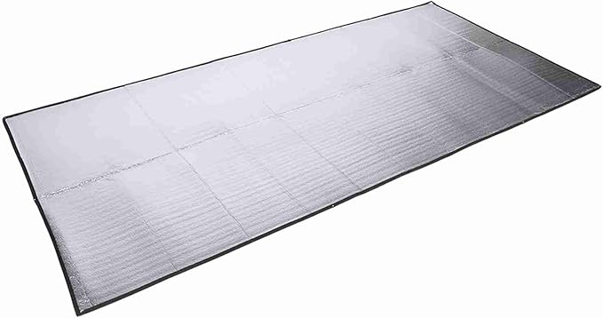 3 Types Camping Mat Foil Blanket, Outdoor Camping Tent Mat Sleeping Mattress Moistureproof Aluminum Foil Pad for Foam Insulating Sleeping Tent Pad