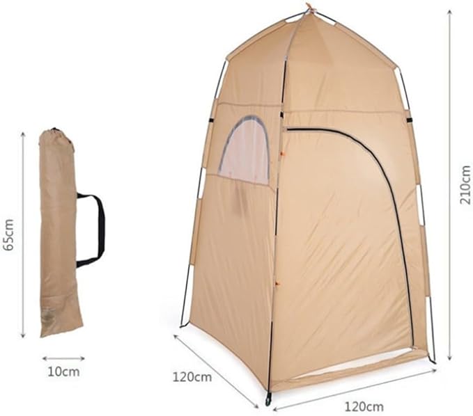 Camping Tent,Shower Tent, Camping Privacy Tent, Outdoor Shower Bath Changing Fitting Room Tent Shelter Camping Privacy Toilet 120 * 120 * 210cm