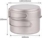 Camping Cookware Outdoor Camping Picnic Pot Set Portable Folding Cookware Tableware Outdoor Picnic