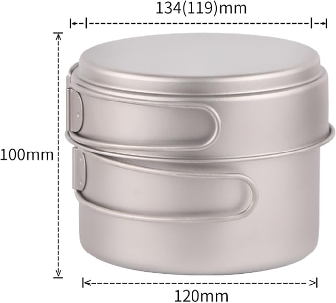 Camping Cookware Outdoor Camping Picnic Pot Set Portable Folding Cookware Tableware Outdoor Picnic