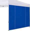 COOSHADE Instant SunWall 10x10 SideWall for Pop up Canopy Tent, 1 Pack Door Wall Only, Blue