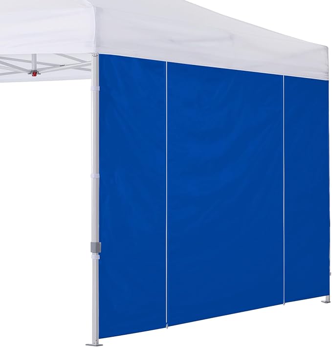 COOSHADE Instant SunWall 10x10 SideWall for Pop up Canopy Tent, 1 Pack Door Wall Only, Blue