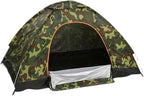 Camping Tent Automatic Camping Tent 1-2 Person Family Tent Double Layer Instant Setup Awning Outdoor Protable Backpacking Tent Hiking Travel (Color :