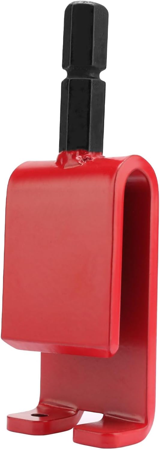 43416 Red Anchor Install Adapter Compatible with Eskimo and All Ice Anchor Drills, Ice Anchor Installation Tool Accessories for Ice Fishing Shelters Tent
