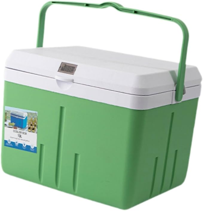 Cooler Box Ice Box 6L Personal with Handle for Freeze/Hot Food Ice Chest Small Insulated Box for Beach Camping Stall Outdoor