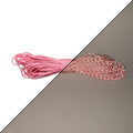 Paracord Planet – Fluorescent 1.75mm Reflective Guyline 95 Paracord Tent Rope Camping Parachute Cord – Baby Pink – 65ft