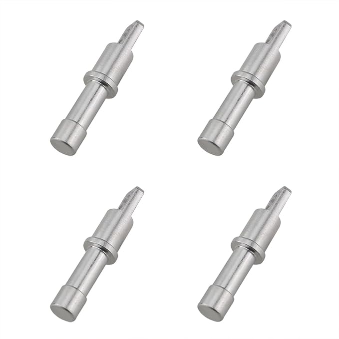 16PCS Silver Aluminum Alloy Spare End Plugs Tent Pole Repair Sleeve Tent Pole End Plug Tent Poles Male End Tips Replacement Accessories Spare End Plugs for 8.5mm Tent Poles, 53639-APHFOT-16