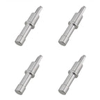 16PCS Silver Aluminum Alloy Spare End Plugs Tent Pole Repair Sleeve Tent Pole End Plug Tent Poles Male End Tips Replacement Accessories Spare End Plugs for 8.5mm Tent Poles, 53639-APHFOT-16
