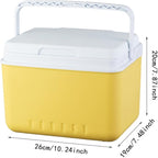 MYCENSE Insulated Ice Cooler, Portable Storage Case Drink Bucket, Versatile Fridge Hard Ice Chest Box for Camping Picnic Beach BBQ Tailgating Fishing