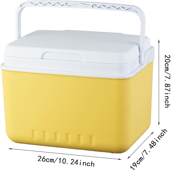 MYCENSE Insulated Ice Cooler, Portable Storage Case Drink Bucket, Versatile Fridge Hard Ice Chest Box for Camping Picnic Beach BBQ Tailgating Fishing