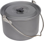 MyLifeUNIT Camping Pot Cookware, Portable Cooking Pot for Outdoor Camping Hiking, 5-Quart