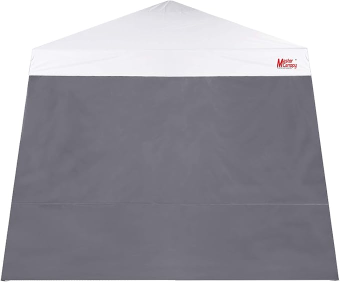 MASTERCANOPY SunWall Canopy Sidewall for 10x10 Slant Leg Canopy Tent, 1 Pack Sidewall Only (Gray)
