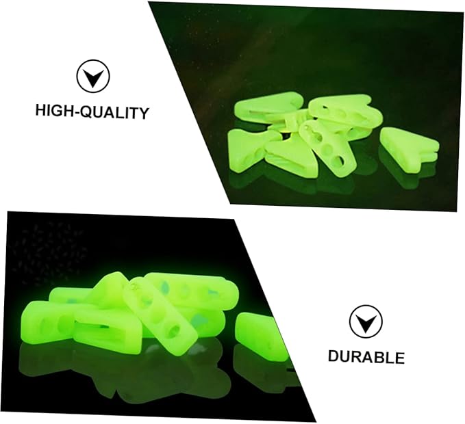 20pcs Fluorescent Tent Rope Buckle Camping Accessories for Glamping Hiking Backpacking