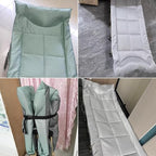 Folding Camping Cot for Adults Heavy Duty Outdoor Bed with Carry Bag Layer Travel Camp Cots Portable Cot Extra Wide,Portable Bed for Adults Travel, Ice Silk Fabric Comfortable Headrest Good